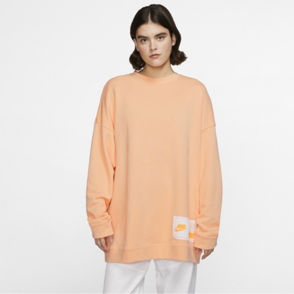 ORANGE NIKE ENGINEERED SWEATSHIRT